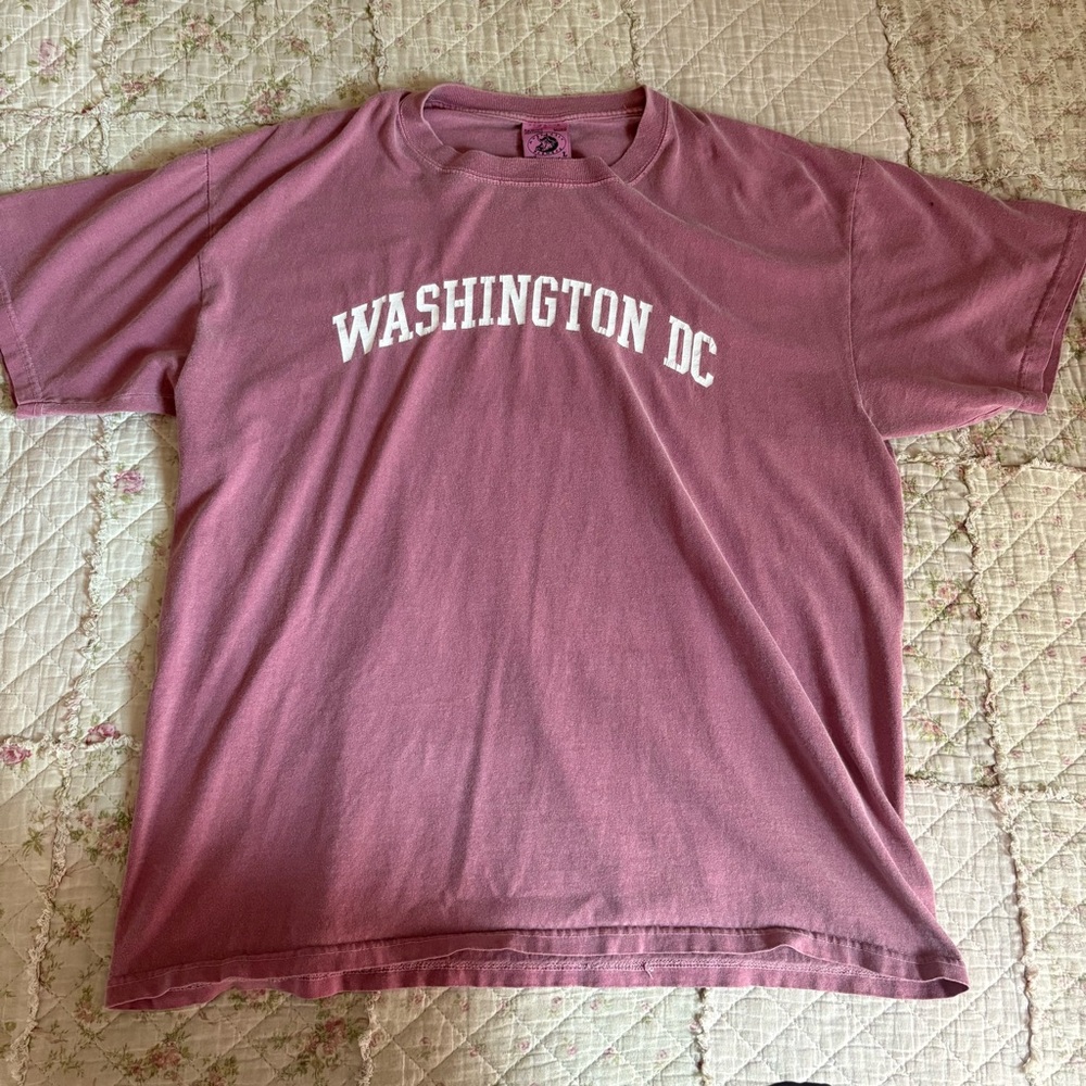 Anvil Pink Short Sleeve Tee Casual Comfort